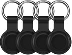 Compatible with AirTag Holder Case Keychain 4 Pack, - Image 8