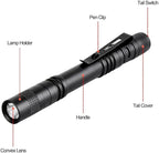 Pen Flashlight, Mini Pocket Flashlight Small Penlight Inspection Flashlight - Image 3