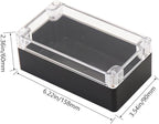 Project Box IP65 Waterproof Junction Box ABS Plastic Black Electrical Boxes DIY - Image 2