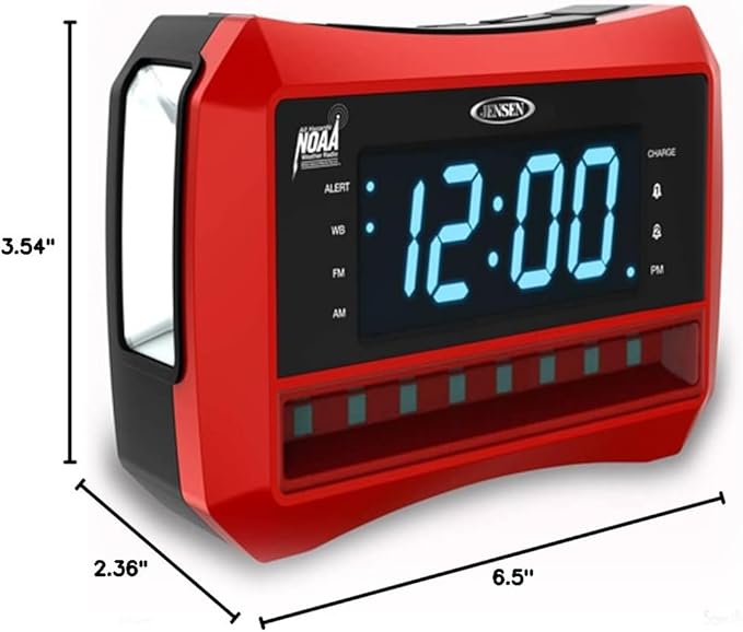 Digital AM/FM Weather Band Alarm Clock Radio - Image 10