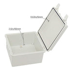 Zulkit 2pcs Junction Box ABS Plastic Dustproof Waterproof IP65 Electrical Boxes - Image 4