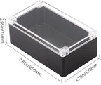 Project Box IP65 Waterproof Junction Box ABS Plastic Black Electrical Boxes DIY - Image 2