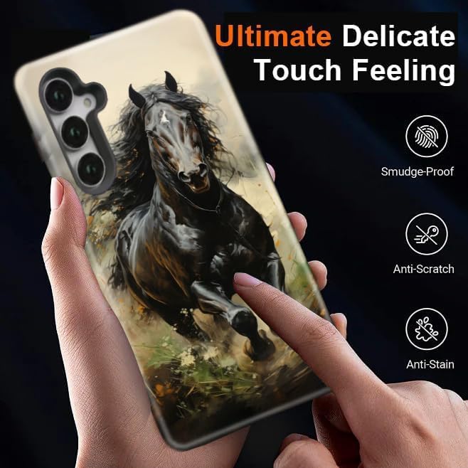Compatible for Samsung Galaxy A15 5G Case, Dual Layer Heavy Duty 2 in 1 - Image 7