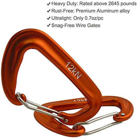 12kN 3.2"x2" Heavy-Duty Carabiner Clips - Image 2