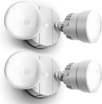 LUTEC 2 Packs P6221B 2000 Lumen 18 Watt 28 LED Dual-Head Flood Light Outdoor - Image 8