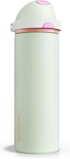 Insulated Water Bottle with Straw by ENCOOL