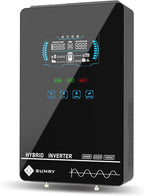 SUMRY Hybrid Solar Inverter, 4000W DC 24V to AC 120V Pure Sine Wave Power by SRGFTS