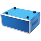 Zulkit Electronic Enclosures Blue Metal Enclosure Project Case DIY Box Junction - Image 3