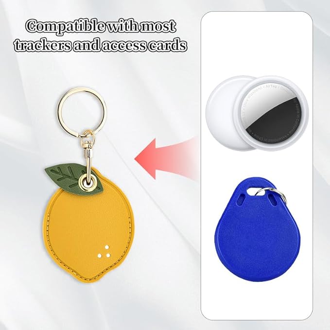 Leather Keychain Case Holder Compatible - Image 4