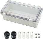 Zulkit Junction Box ABS Plastic Dustproof Waterproof IP65 Electrical Boxes by Zulkit