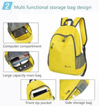 Geboldil Men's and women's waterproof backpack traveling backpack peacock green - Image 6