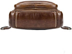 Leather Sling Bag Backpack Daypack Handbag - Image 4