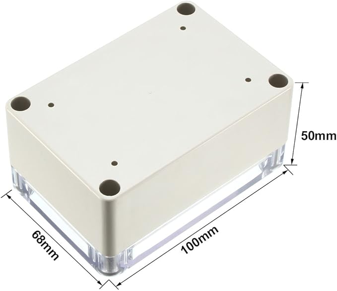 uxcell 100x68x50mm Electronic Waterproof IP65 Sealed ABS Plastic DIY Junction - Image 3