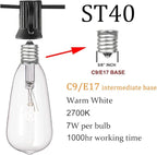 GOOTHY 20Ft Outdoor String Lights - Image 2