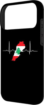 Lebanon Heart Lebanese Heartbeat Vintage Lebanon Map Case - Image 2