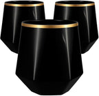 Oojami 40 Pack Diamond-Shaped Disposable Plastic Wine Glasses, 12 oz Stemless by Oojami