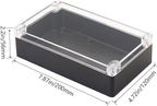 Project Box IP65 Waterproof Junction Box ABS Plastic Black Electrical Boxes DIY - Image 2