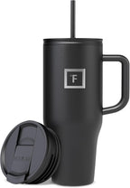 IRON °FLASK Co-Pilot Insulated Mug w/Straw & Flip Cap Lids by IronFlask