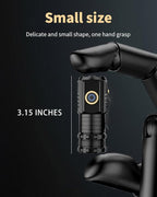 UNROEVS Mini Flashlight 2550 Lumens Rechargeable USB C Charging, Small - Image 9