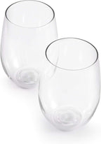 hotder Wine Glasses glasses drinking set 16 OZ Tritan, Stemless Wine Glasses - Image 6