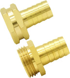 Hooshing 3/4" Garden Hose Repair Kit Solid Brass Water Hose Mender Male and - Image 4