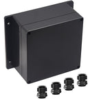 Junction Box IP65 Waterproof ABS Plastic Electrical Project Case Power Junction by Otdorpatio