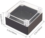 Project Box IP65 Waterproof Junction Box ABS Plastic Black Electrical Boxes DIY - Image 2