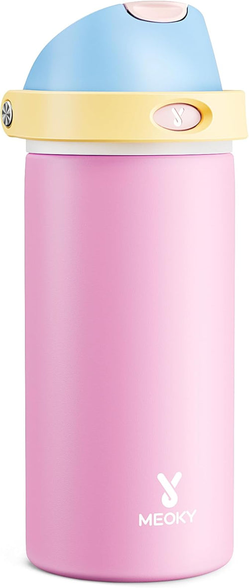 18 oz Insulated Water Bottle for Kids: Meoky Metal Water Bottle by MEOKY