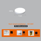 7 INCH Motion Activated Closet Light, Flush Mount Light Fixture, Motion Sensor - Image 3