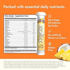 Zipfizz Daily Energy Drink Powder, Pina Colada, 20 Pack | 3-in-1 Sustained - Image 2