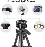CAMBOFOTO 30"-Camera-Tripod, Porfessional Aluminum Heavy Duty Tripod Stand - Image 5