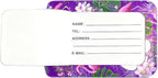 2 Pack Flamingo Luggage Tag 2.83 x 4.53 inch Tropical Pink Bird Purple - Image 7