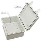 Zulkit 2pcs Junction Box ABS Plastic Dustproof Waterproof IP65 Electrical Boxes - Image 4