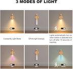 LANDGOO Motion Sensor Night Light RGB & Touch Control | USB-C Rechargeable Ash - Image 2