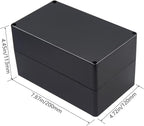Project Box IP65 Waterproof Junction Box ABS Plastic Black Electrical Boxes DIY - Image 2