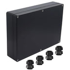 Junction Box IP65 Waterproof ABS Plastic Electrical Project Case Power Junction by Otdorpatio