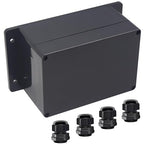 Junction Box IP65 Waterproof ABS Plastic Electrical Project Case Power Junction by Otdorpatio