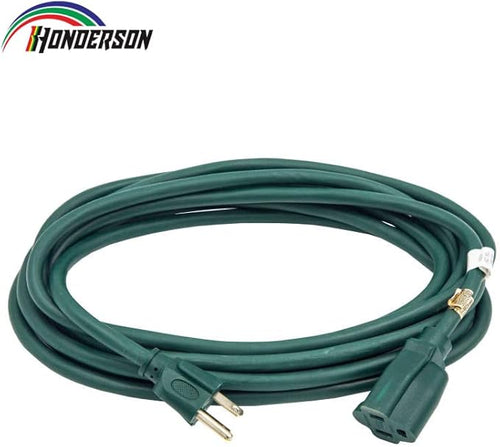 15FT Outdoor Extension Cord-16/3 SJTW Durable Green Extension Cable - Image 2