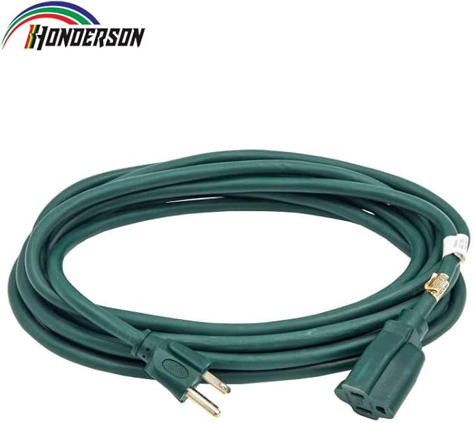 50FT Outdoor Extension Cord-16/3 SJTW Durable Green Extension Cable - Image 2