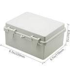 Zulkit 2pcs Junction Box ABS Plastic Dustproof Waterproof IP65 Electrical Boxes - Image 2
