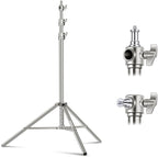 NEEWER 79"/2m Stainless Steel Light Stand, Spring Cushioned Heavy Duty by Neewer