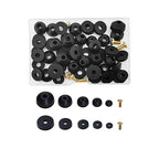 58 PCS Faucet Washers Assortment Kit, Flat & Beveled Rubber Faucet Washers by Unknown