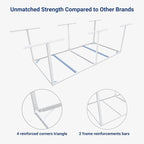 FLEXIMOUNTS 4x8 Overhead Garage Storage Rack without Decking, Garage Storage - Image 4