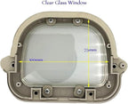 OwlCat 6inch Security CCTV Camera Housing Case Clear Glass Without Lens Cutout - Image 7