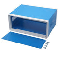 Zulkit Junction Box Blue Metal Project Box DIY Electric Enclosure Case by Zulkit