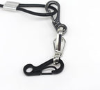 Mini Carabiner Clips with Metal Spring Wiregate Hook and Little Eye Hole - Image 6