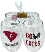 Wine-Oh! Set of 4 Shatterproof Designer 16 oz Plastic Wine Glasses MADE in the - Image 2