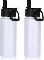 Volhoply 18oz Insulated Water Bottle Bulk 2 Pack, Kids Stainless Steel Water by LiveFully%EF%BC%8CDrinkFreely%E2%80%94KeepGoingwithVolhoply%EF%BC%81