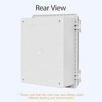 LeMotech Electrical Box, IP67 Waterproof Hinged Clear Cover Stainless Steel - Image 9