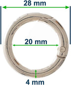 Paracord Planet Spring Gate O Rings – Available in 3/4 Inch and 1 Inch Sizes – - Image 5